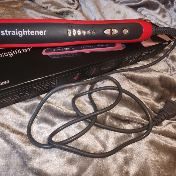 NEW With Box, Hair Straightener HQT-908B Brush Tool,Beauty,Hot Iron,PTC Heating - Picture 2 of 6
